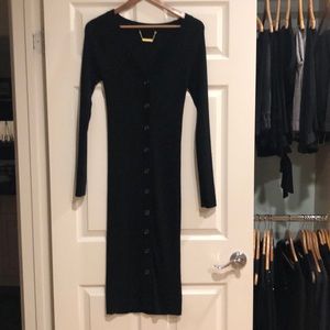 Cardigan Knit Dress